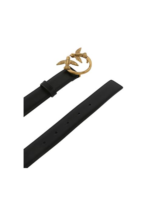 CINTURA LOVE BIRDS IN PELLE 3CM PINKO | 100125 A0F1Z99Q